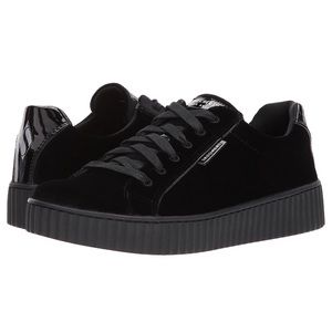 Woman Velvet platform fashion Sneakers